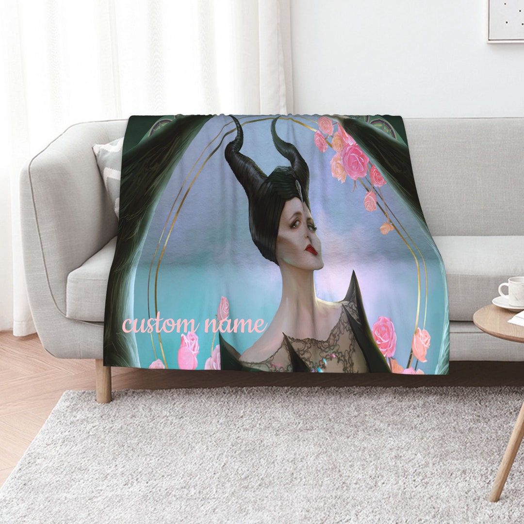 Personalized Maleficent Mistress of Evil Quilt Blanket - Great Gifts for Family and Home Decoration