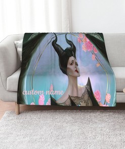 Personalized Maleficent Mistress of Evil Quilt Blanket - Great Gifts for Family and Home Decoration