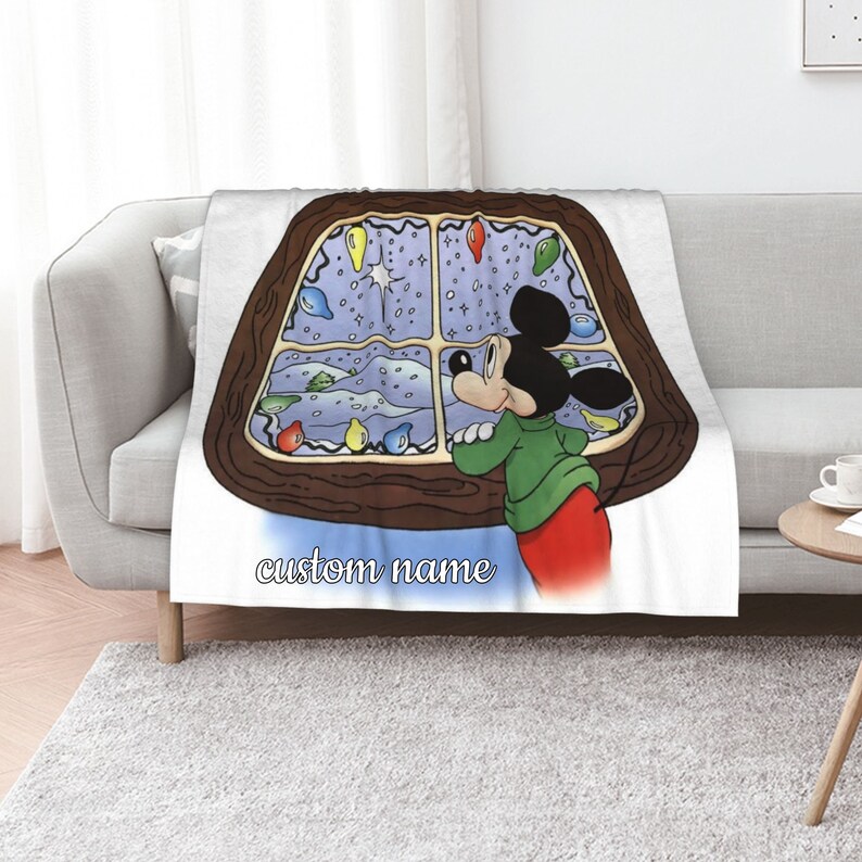 Personalized Minnie Mouse Bedding Set Blanket - Home Decoration - Image 2