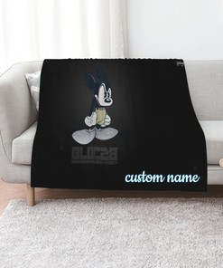 Personalized Minnie Mouse Quilt Blanket Set - Sofa Blanket