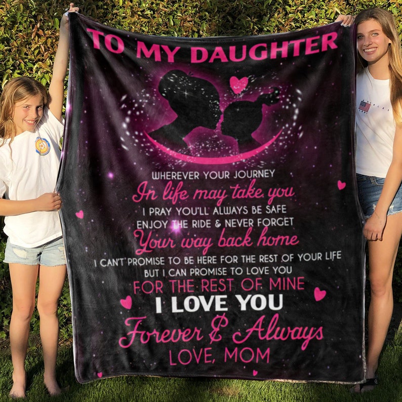 Personalized Mom Quilt Blanket - Great Gifts for Family - Image 2