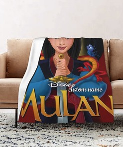 Personalized Mulan Quilt Blanket Set - Perfect for Bedroom Decor and Home Decoration