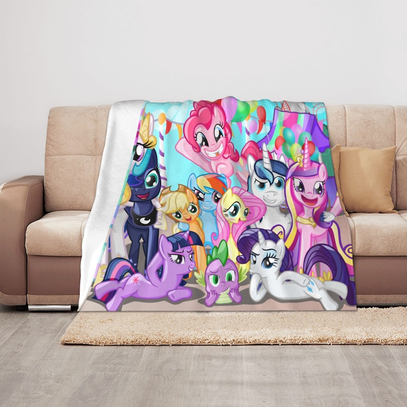 Personalized My Little Pony Quilt Blanket Set - Great Gifts for Family - Image 3