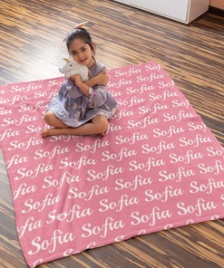 Personalized Name Baby Blankets, Soft and Cozy for Baby's First Home
