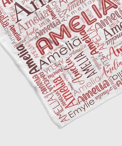 Personalized Name Monogrammed Quilt Blanket - Cozy Family Gift