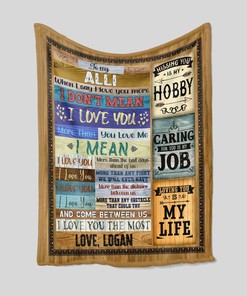 Personalized Name Quilt Bedding Set Blanket for Couple - Great Wedding and Christmas Gifts for Family