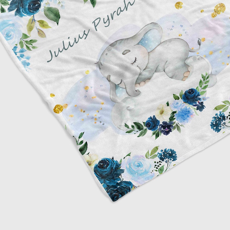 Personalized Name Quilt Blanket - Great for Home Decoration - Image 3