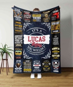 Personalized Name Throw Blanket, Soft and Warm for Winter Nights