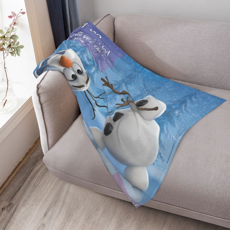 Personalized Olaf Presents Quilt Blanket Bedding Set for Bedroom Decor - Great Gifts for Family - Image 3