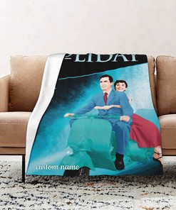 Personalized Roman Holiday Quilt Blanket - Suitable for Home Decoration and Sofa Blanket