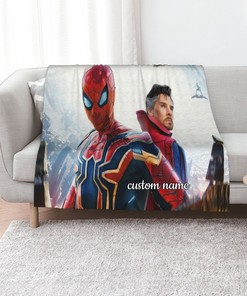 Personalized Spider-Man No Way Home Quilt Blanket - Perfect for Bedroom Decor and Home Decoration