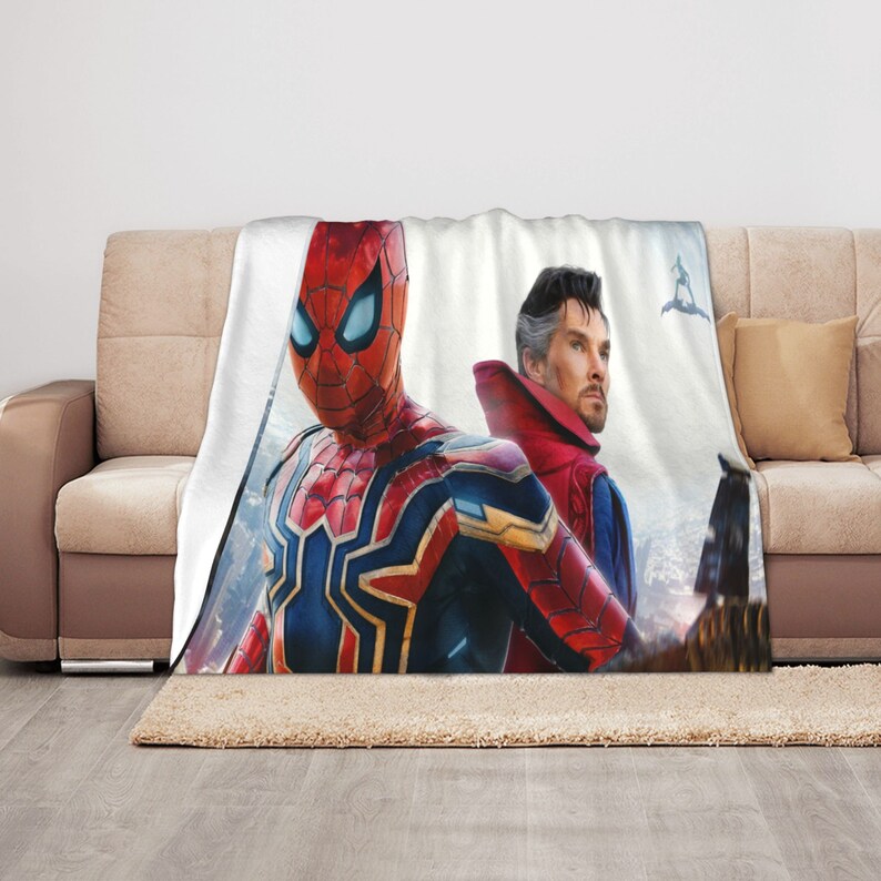 Personalized Spider-Man No Way Home Quilt Blanket - Perfect for Bedroom Decor and Home Decoration - Image 3