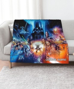 Personalized Star Wars Quilt Bedding Set for Home Decoration and Sofa