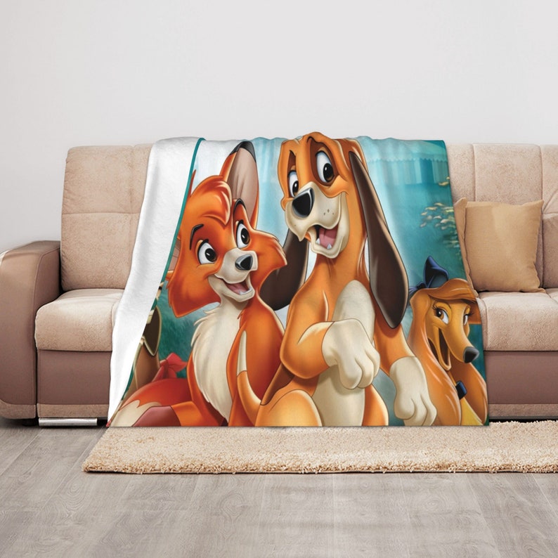 Personalized The Fox and The Hound Quilt Blanket - Picnic Hobby - Image 3