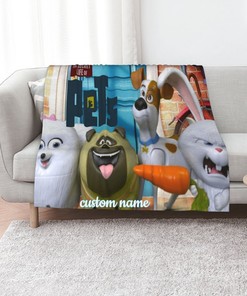 Personalized The Secret Life Of Pets Quilt Blanket - Perfect for Bedroom Decor