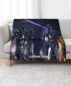 Personalized The Terminator Quilt Blanket - Great Gifts for Family and Home Decoration