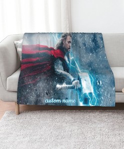 Personalized Thor Quilt Blanket: Perfect for Bedroom Decor and Sofa Blanket