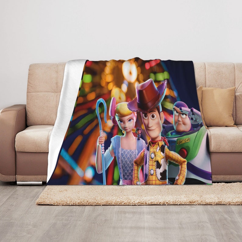 Personalized Toy Story Quilt Blanket Bedding Set - Suitable for Home Decoration and Picnic - Image 3