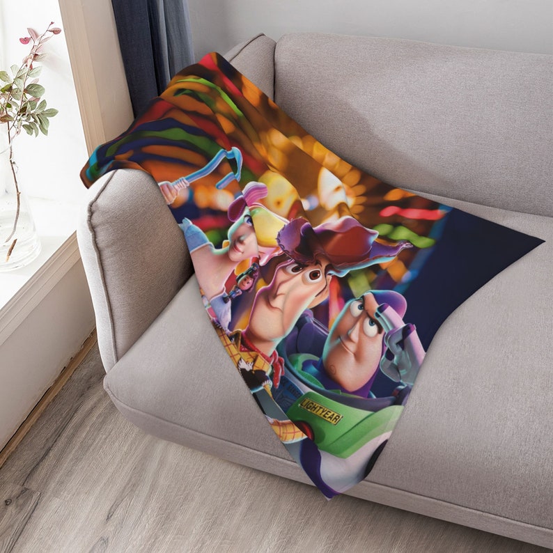 Personalized Toy Story Quilt Blanket Bedding Set - Suitable for Home Decoration and Picnic - Image 4