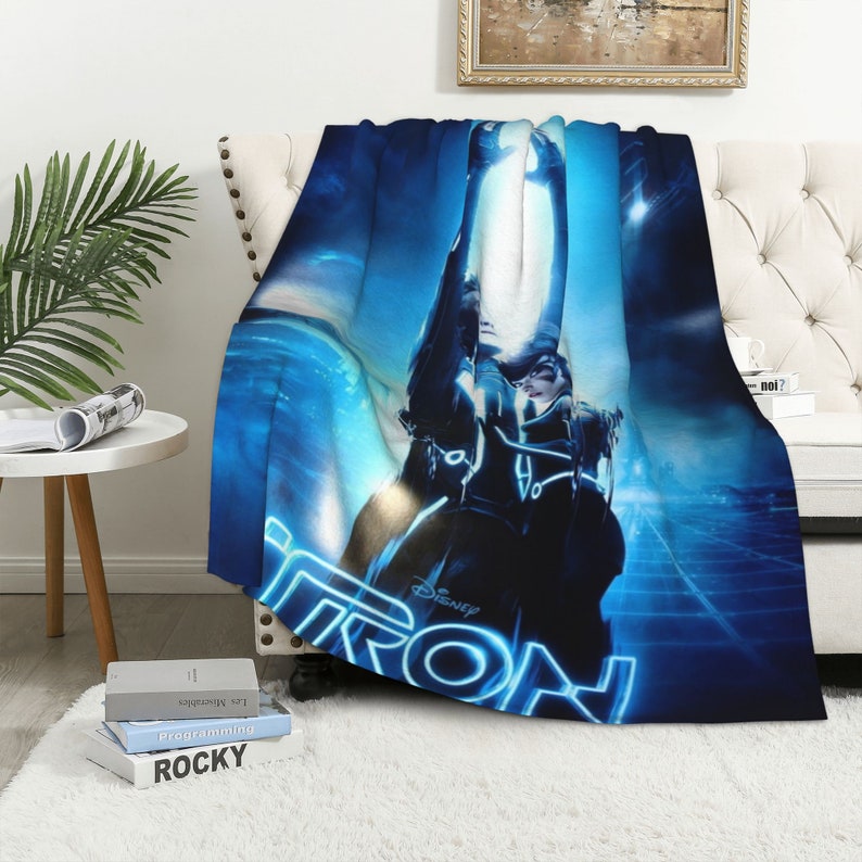 Personalized Tron Legacy Quilt Bedding Set Blanket - Ideal for Home Decoration and Picnic - Image 3