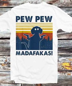 Pew Pew Dachshund Funny T-Shirt - Ideal Gift for Dog And Anime Lovers