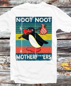 Pingu Noot Noot Tee - Retro Cool Gift for Fans of Classic TV Shows