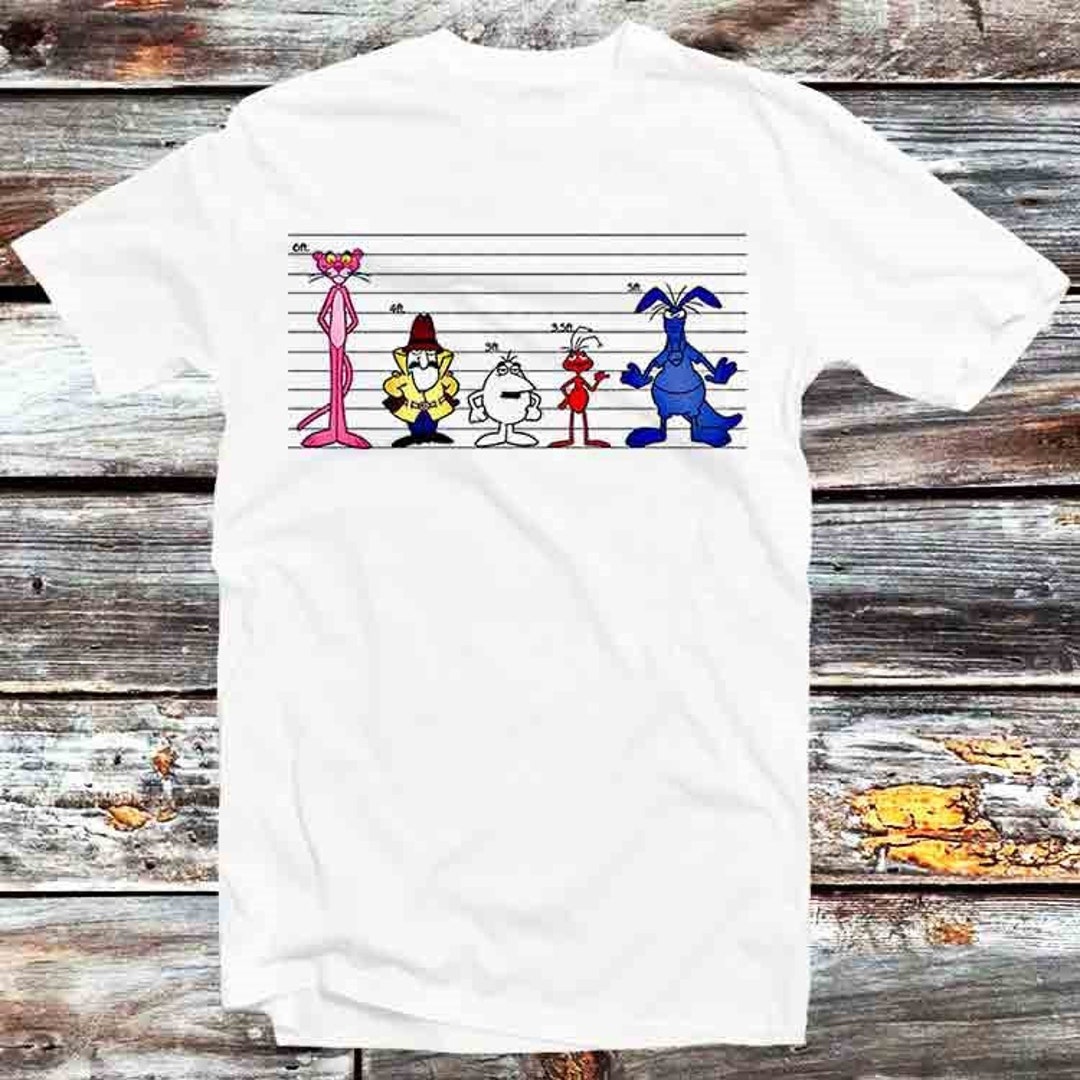 Pink Panther Mugshot Vintage Retro Cool Gift T-Shirt - Perfect for Fans