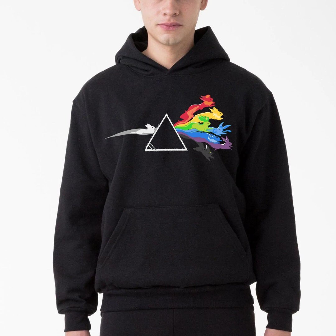 Pinkfloyd Meets Anime on a Cool Hoodie for Music and Anime Lovers