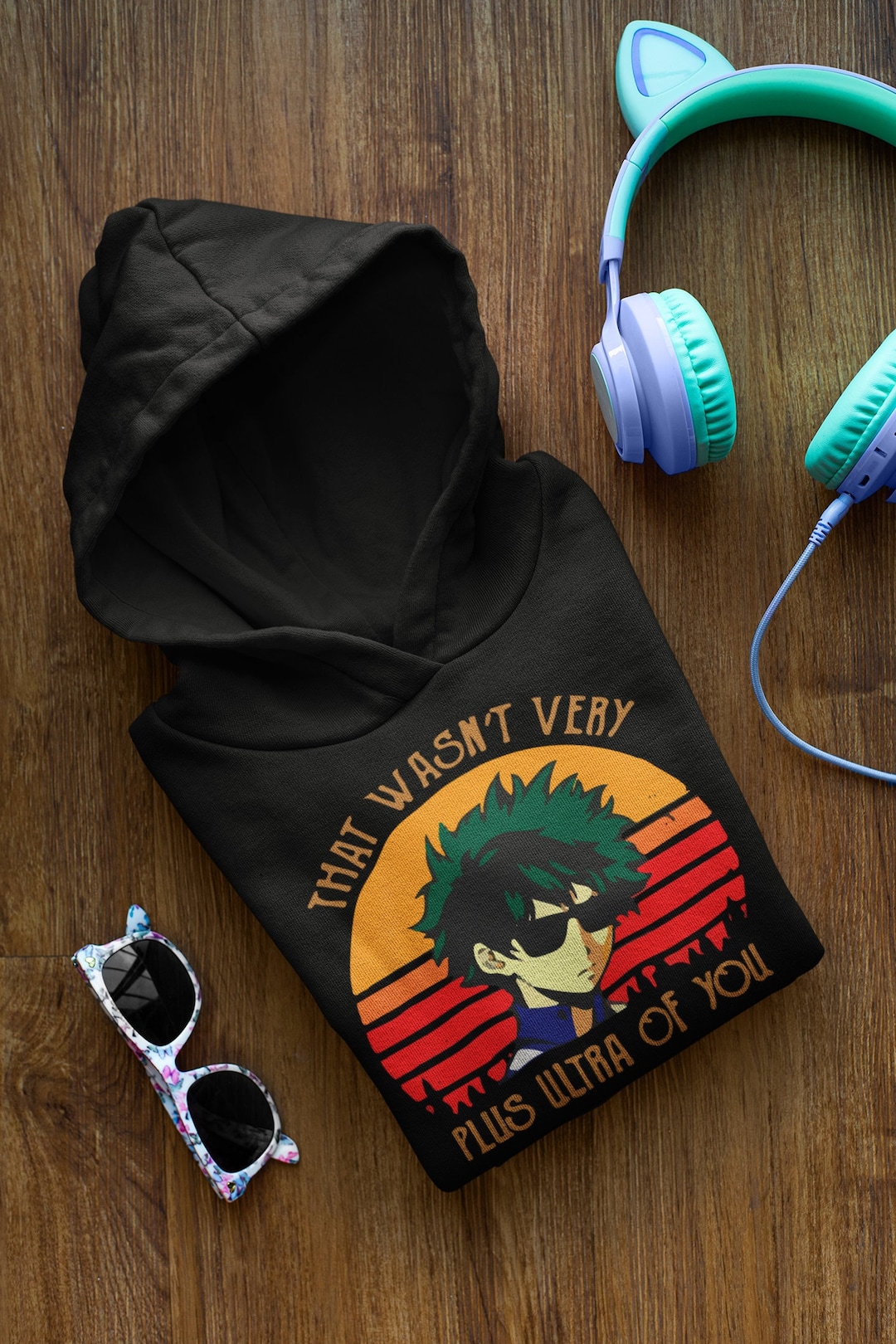 Plus Ultra Unisex Hoodie - Perfect Fan Gift for Anime Lovers with Hero Academy Theme