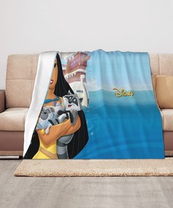 Pocahontas II Journey to a New World Quilt Bedding Set Blanket: Ideal for Family Gift and Sofa Blanket