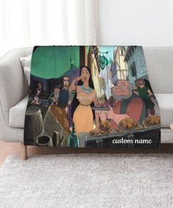 Pocahontas II Journey to a New World Quilt Bedding Set with Custom Name - Great Gifts for Family