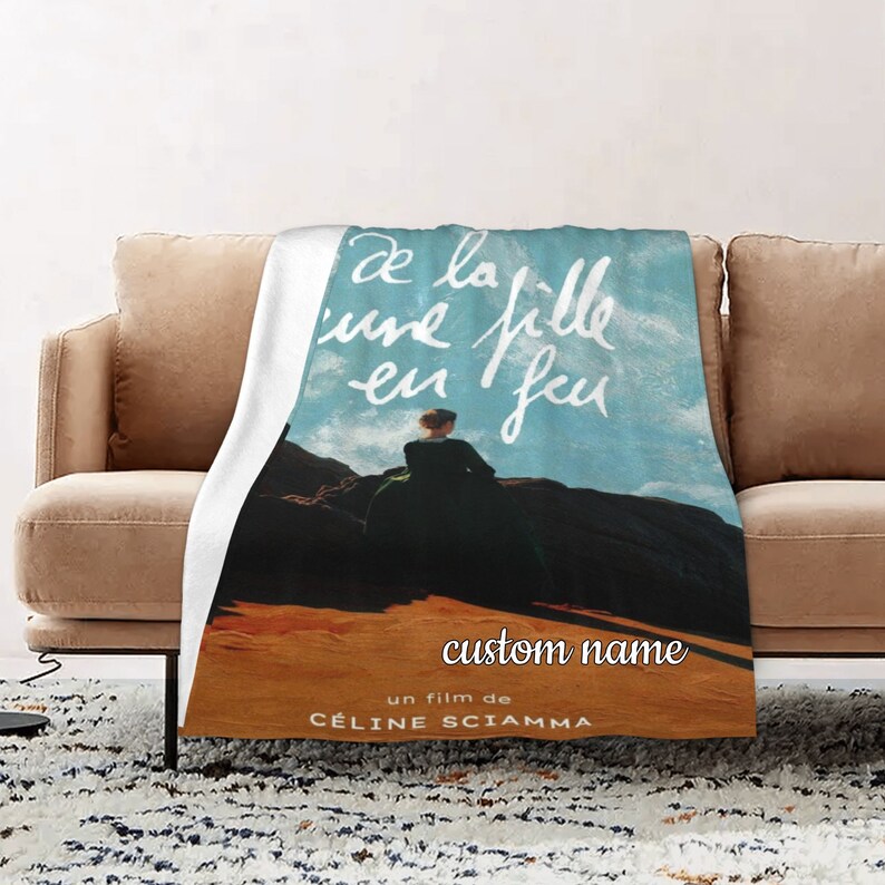 Portrait De La Jeune Fille En Feu Personalized Quilt Blanket Bedding Set - Great Gifts for Family and Home Decoration - Image 2