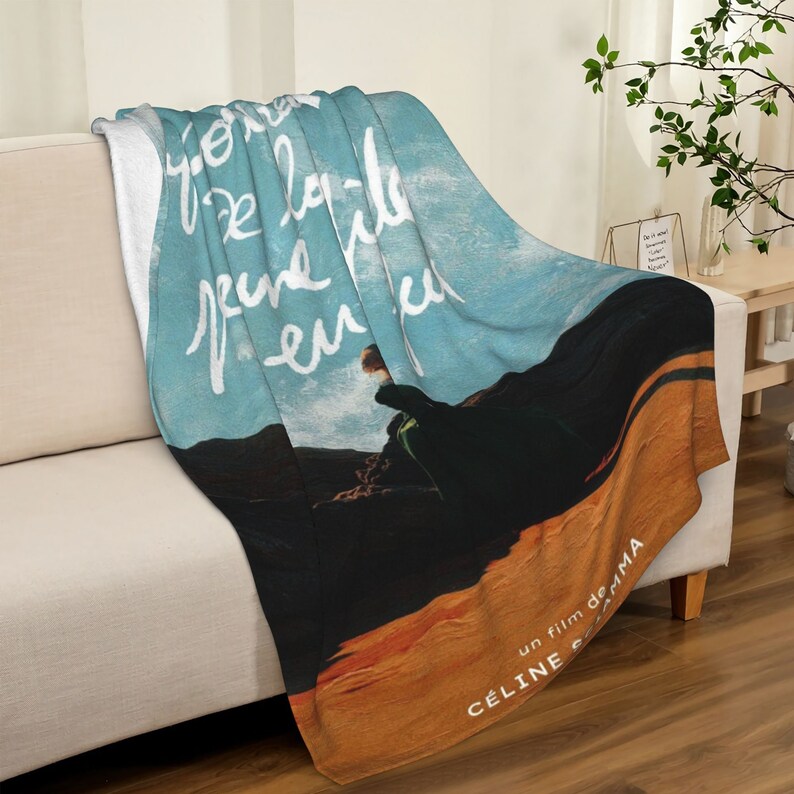 Portrait De La Jeune Fille En Feu Personalized Quilt Blanket Bedding Set - Great Gifts for Family and Home Decoration - Image 3