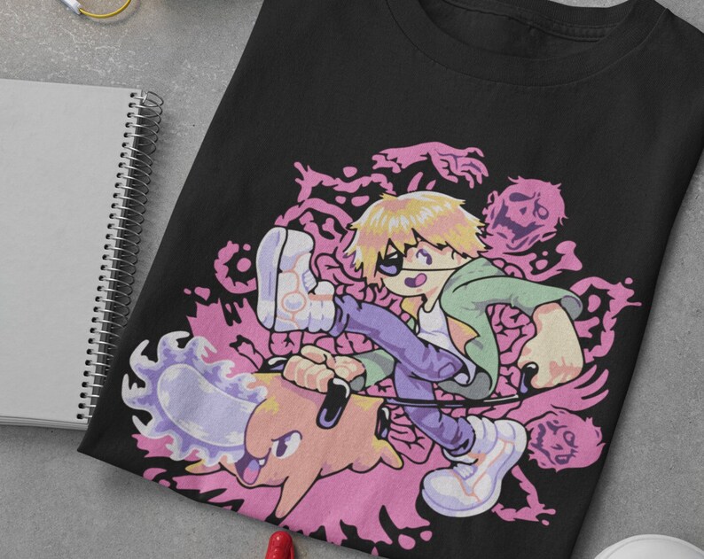 Power Gothic Wolf & Demons Unisex Shirt - Smashing City Sweatshirt - Anime Tee - Image 2