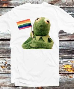 Pride Flag Frog Toad Proud LGBT T-Shirt - Vintage Retro Cool Gift for Pride Lovers
