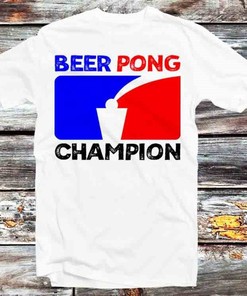 Pub Gamer Beer Pong Champion Party Tee