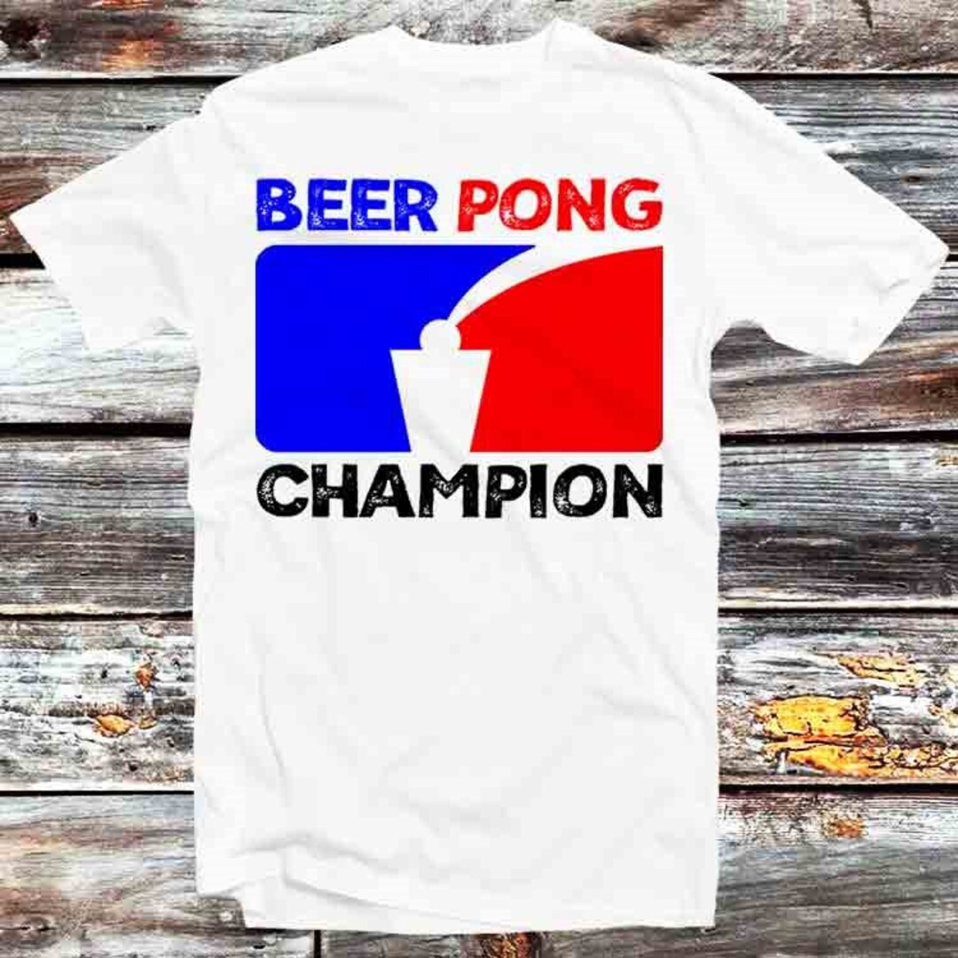 Pub Gamer Beer Pong Champion Party Tee