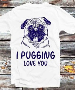 Pug Dog Pet Animal Lover T-Shirt - Sweet Present for Manga Fans and Animal Lovers