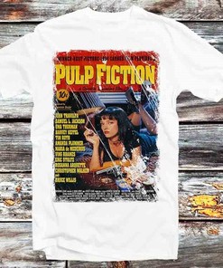 Pulp Fiction Cinema Poster Tee for Anime Fans