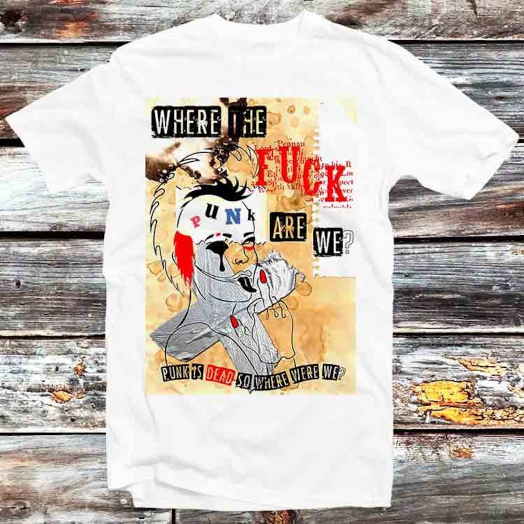 Punk Is Dead! Funny Sweatshirt for Men and Women - Vintage Retro Anime Sweatshirt Featuring a Funny Slogan - Great Gift Idea