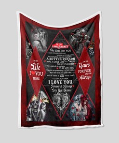 Quilt Bedding Set Blanket - Skull Couple, Love Skull or Suitable for Home Decoration