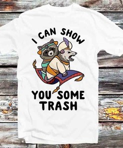 Raccoon & Possum Trashy Vintage T-Shirt - Cool Gift For Animal Lovers
