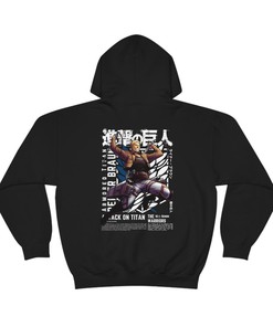 Rainier Braun Hoodie - Attack on Titan Anime Sweater, Sweatshirt, and Fan Gift Shirt for Him