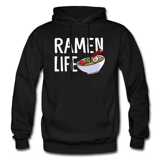 Ramen Hoodie, Sweatshirt and Tee - Japanese Food Lover Apparel for Noodles Fans