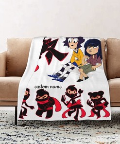 Randy Cunningham Quilt Bedding Set Blanket: Personalize Your Name for Living Room Decoration