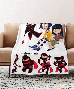 Randy Cunningham Quilt Bedding Set Blanket: Personalize Your Name for Living Room Decoration