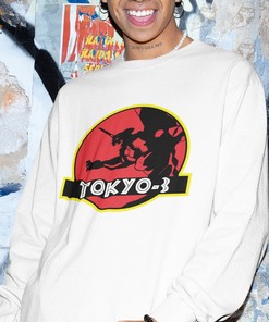 Rei Ayanami Unisex Evangelion Shirt - 90s Retro Vaporwave Anime Design