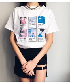 Rei and Usagi Sailor Moon Pantone Tee - Anime Clothing for Fans