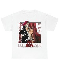 Renji's Anime Tee Active from Bleach Series for Him - Great Anime Gift