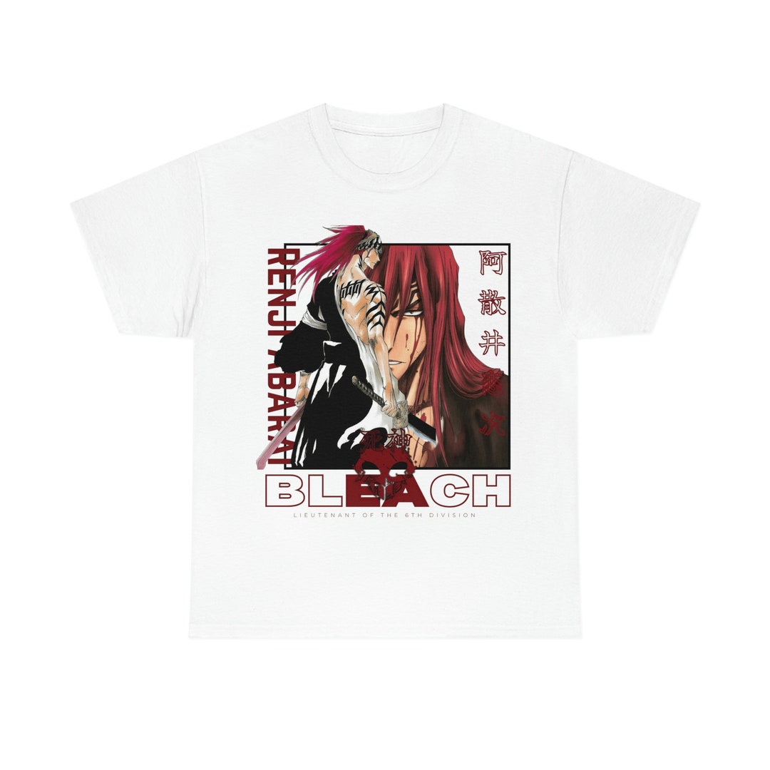 Renji's Anime Tee Active from Bleach Series for Him - Great Anime Gift